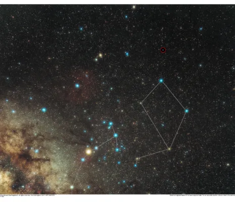 Electronic version – Certificate and Photographic Sky Image